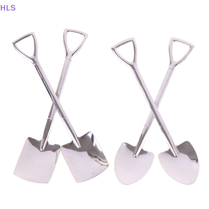 Bộ 4 Muỗng Cà Phê Bằng Thép Không Gỉ Phong Cách Retro