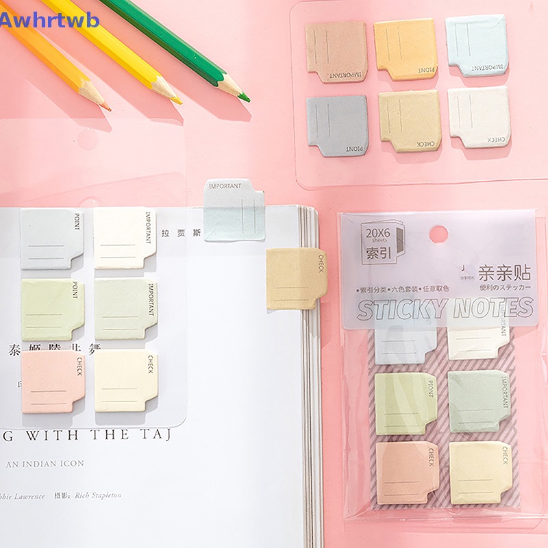 Set 120 Tờ Giấy Dán Ghi Chú Đánh Dấu Trang Sách Sáng Tạo Mới