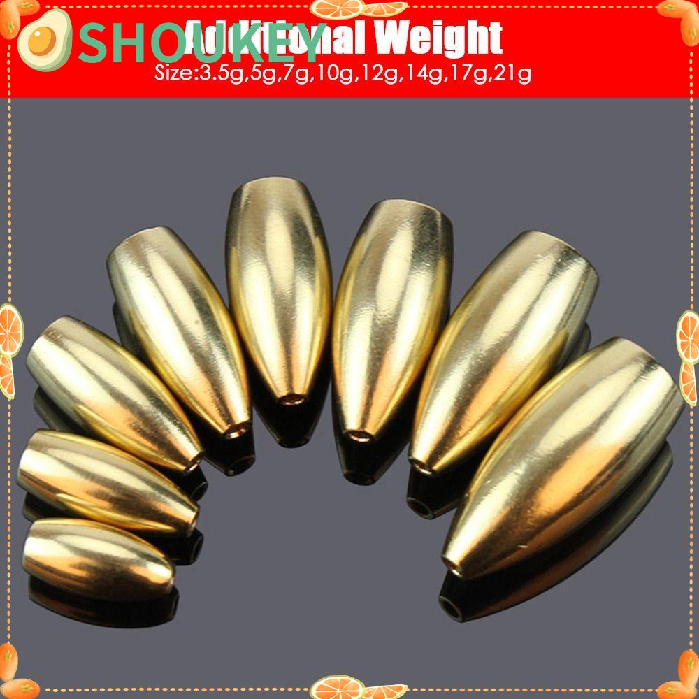 Set 5 Chì Câu Cá Bằng Đồng Chất Lượng Cao SHOUKEY