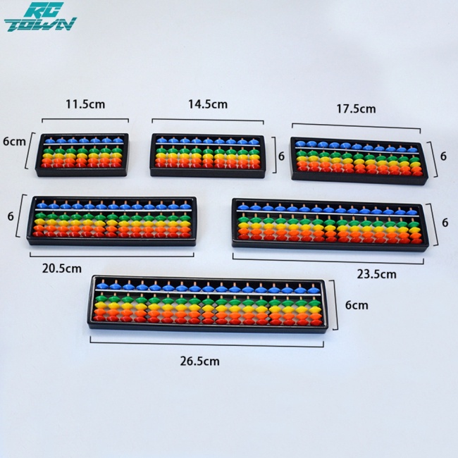 Bàn Tính Hạt Màu Cầu Vồng Cho Bé Mẫu Giáo 7 9 11 13 15 17 Cột