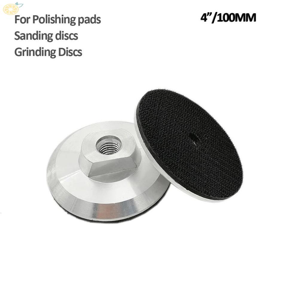 【VARSTR】Polishing Pads Pad Parts Polishing Replacement Tools 10cm 4inch Aluminum