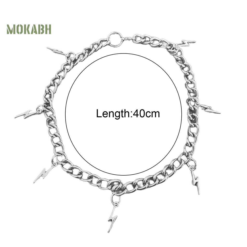 [Mới] Vòng Cổ Dây Xích Mạ Điện Chống Gỉ Mặc Hàng Ngày Đơn Giản Thời Trang Unisex