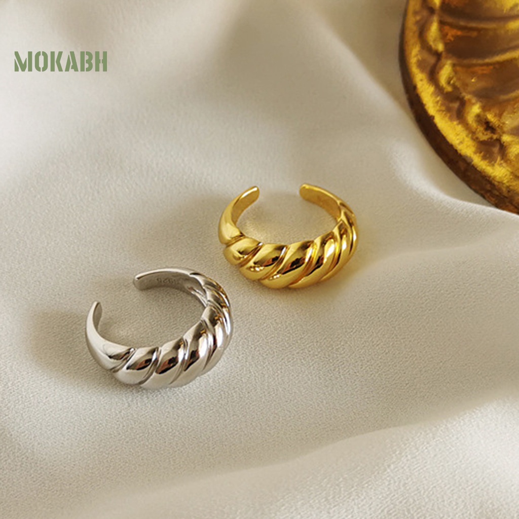 [Mới] Nhẫn Hở Điều Chỉnh Được Không Phai Phong Cách Pháp Cổ Điển Cá Tính Trang Sức Cho Nữ