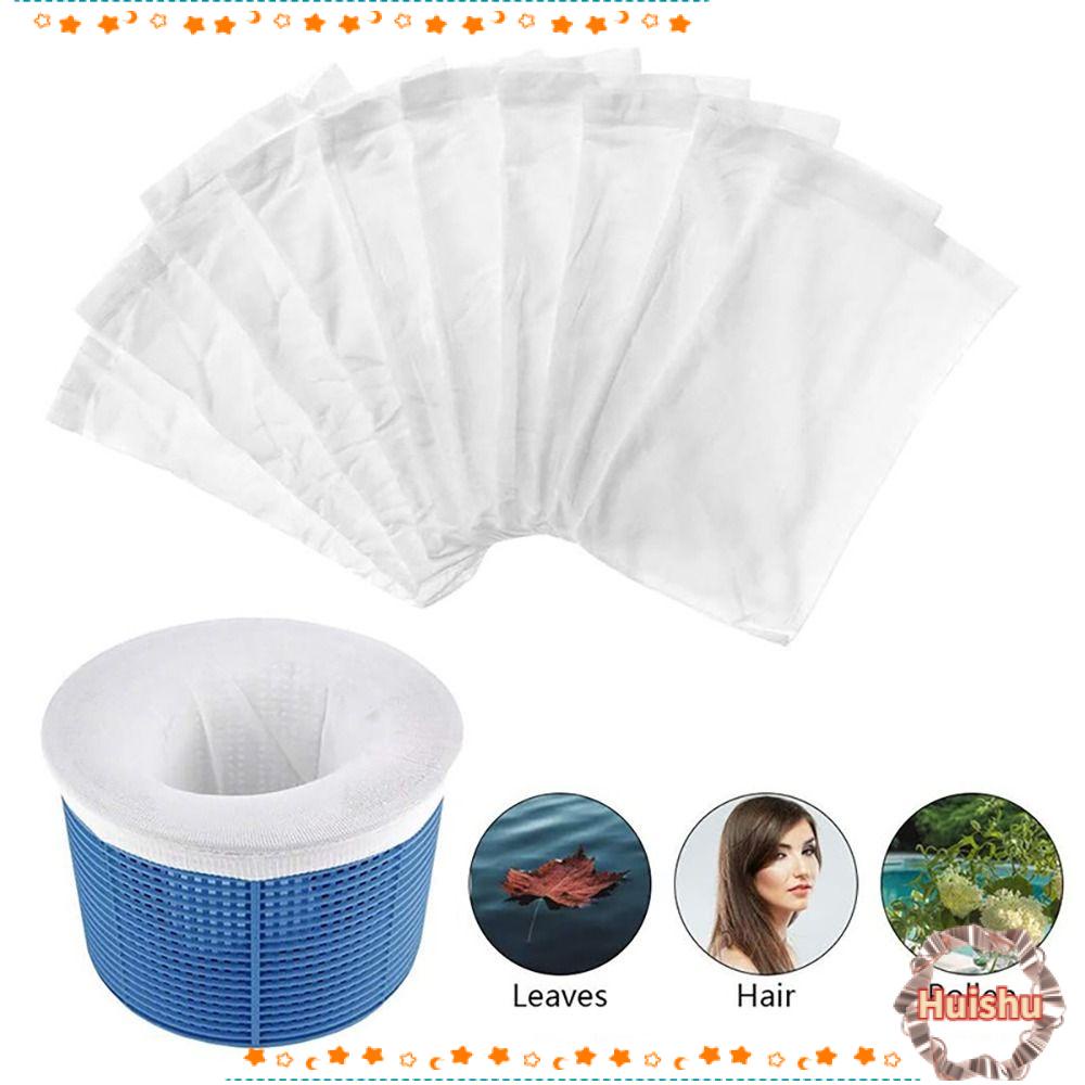 HS Set 10 / 15 / 20 / 25 / 30 Vỏ Bọc Lưới Lọc Vệ Sinh Bể Bơi Chống Bẩn Tiện Dụng