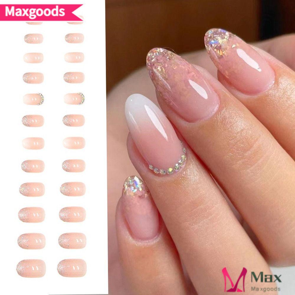 Set 24 Móng Tay Giả Có Thể Tháo Rời|Đồng Xu Pháp Giả Dùng Trang Trí Độc Đáo