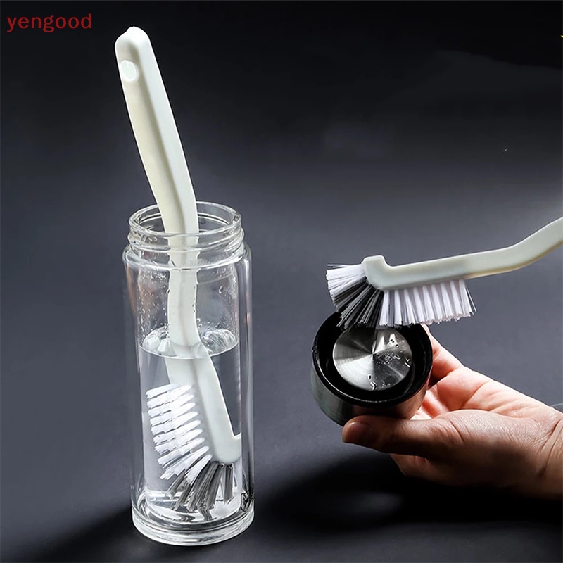 (YGD) Bàn Chải Cong Chà Rửa Nhà Bếp / Phòng Tắm Tay Cầm Cong