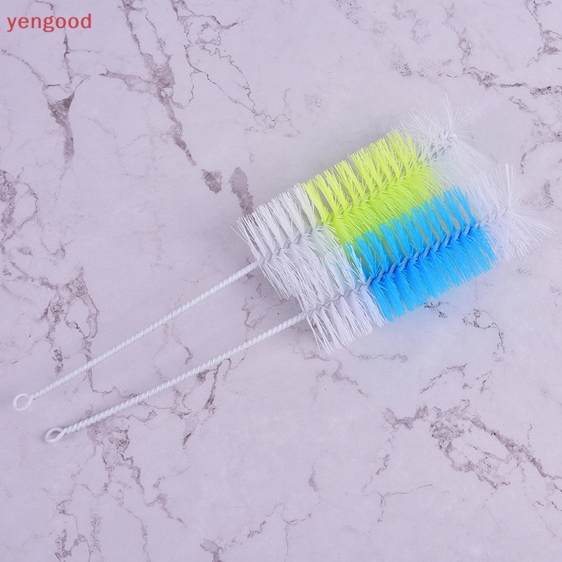 Bàn Chải Vệ Sinh Bình Sữa Em Bé Cán Dài Tiện Dụng