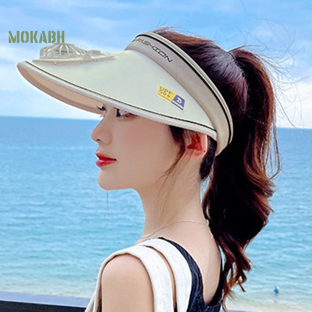 Mũ Lưỡi Trai Hở Chóp Chống Tia UV Tiết Kiệm Năng Lượng Thời Trang Cho Nữ