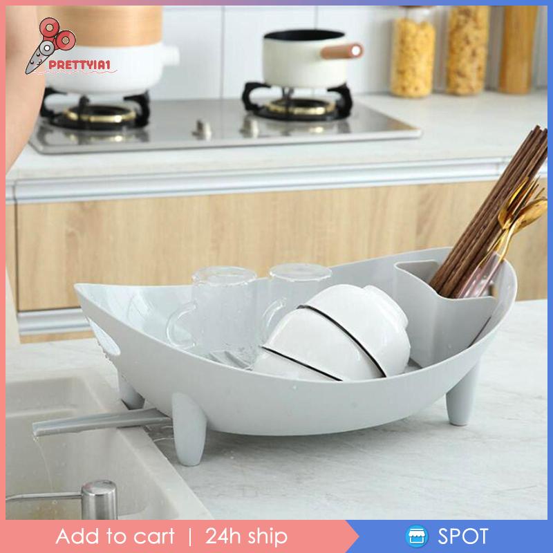 Giá Đỡ Chén Dĩa Phơi Khô Đa Năng Gắn Lỗ Thoát Nước Siêu Bền Tiện Dụng Cho Nhà Bếp 1