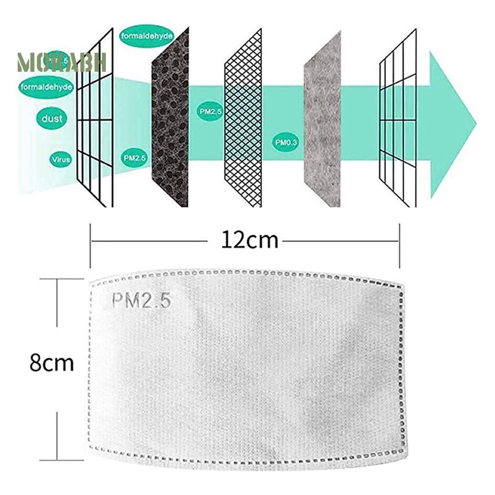 Khẩu Trang Bandana Che Phủ Toàn Diện Chống Tia UV Chống Bụi Kèm Đồ Lọc Tiện Dụng