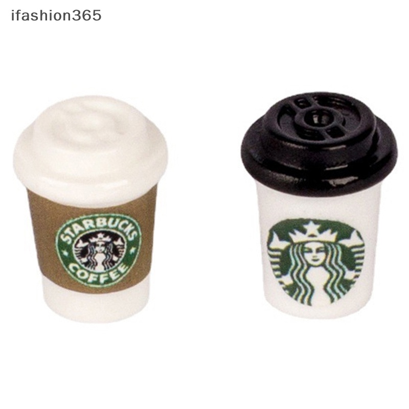 Set 10 Ly Cà Phê Mini Tỉ Lệ 1: 12 Dùng Trang Trí Nhà Búp Bê 1: 12