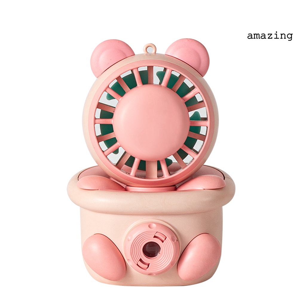 1 Bộ Quạt Cầm Tay Không Dây USB Tự Nhiên Trong Suốt Giúp Tập Trung Và An Toàn