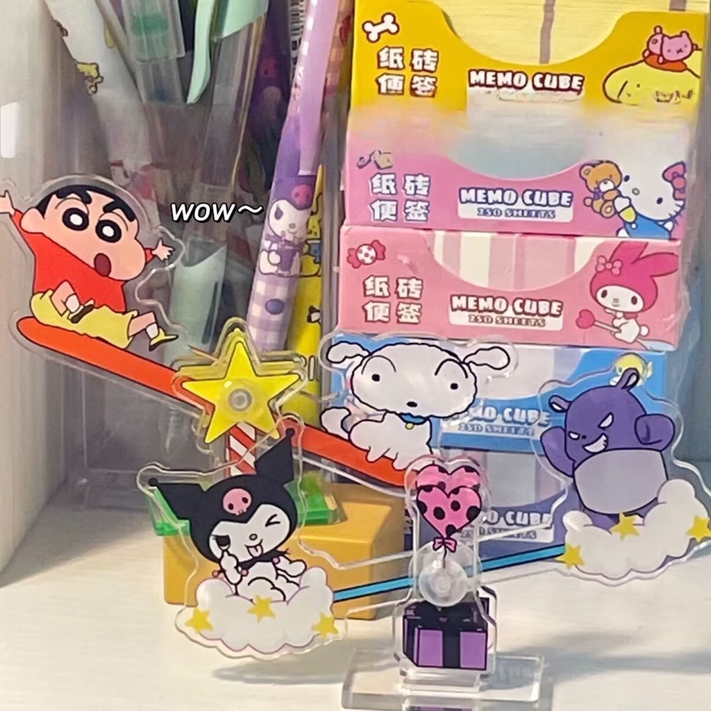 Nhân Vật Phim crayon shin chan Bằng acrylic Để Bàn Trang Trí Dễ Thương