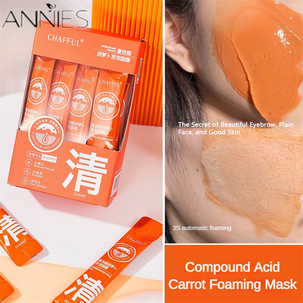 Chafful Mặt Nạ Bùn Tạo Bọt Loại Bỏ Mụn Đầu Đen