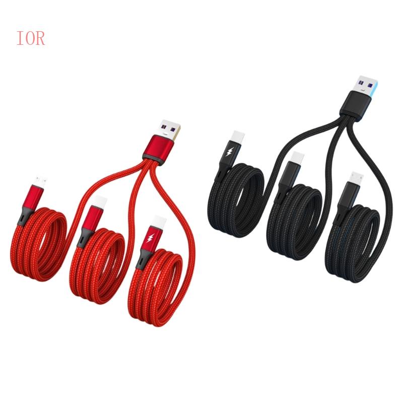 Dây Cáp Sạc Đồng Bộ Dữ Liệu Đầu USB Sang 2 Cổng Type C Micro USB