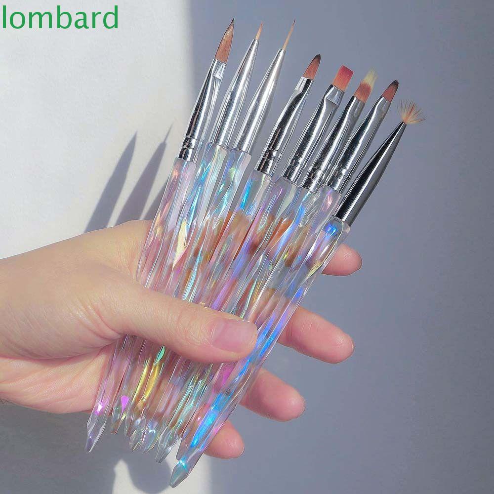 Bộ Cọ Vẽ Trang Trí Móng Tay 3D Siêu Mỏng Họa Tiết Kẻ Ô Lưới Hoa Kiểu Pháp Cho Nữ