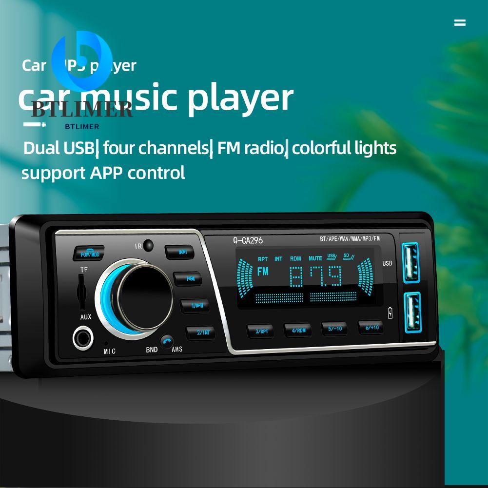 Máy Nghe Nhạc MP3 BTLIMER Tích Hợp Đài Fm Gắn Bảng Điều Khiển Dành Cho Ô Tô