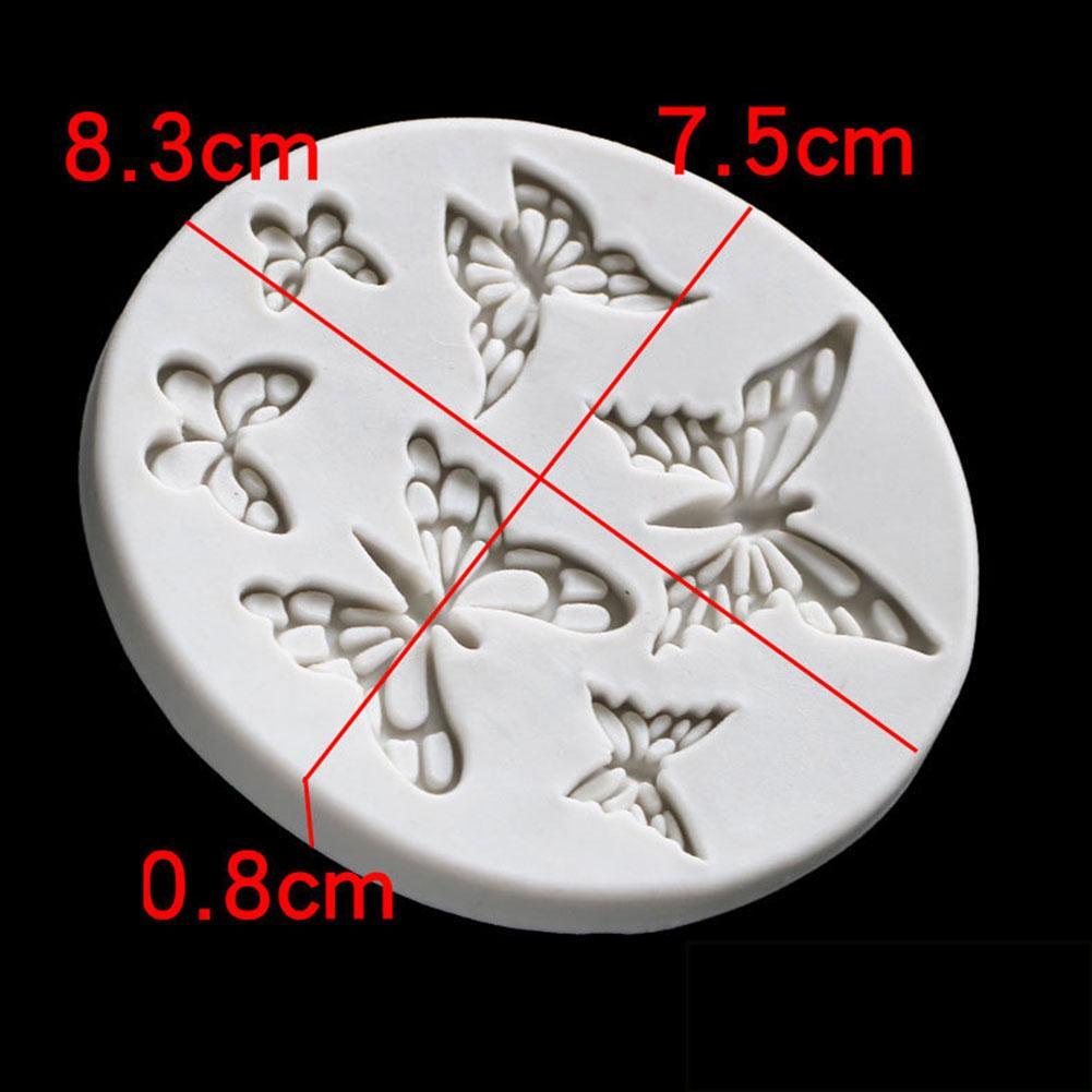 Khuôn Silicone Làm Bánh Hình Bướm DIY U4M2