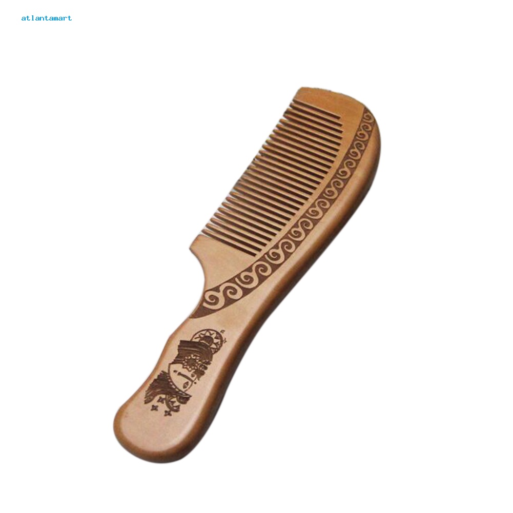 Túi Đựng Đồ Dùng Cao Cấp Tiện Dụng| Lược Gỗ Đào Chống Tĩnh Điện Mát Xa Da Đầu Thời Trang