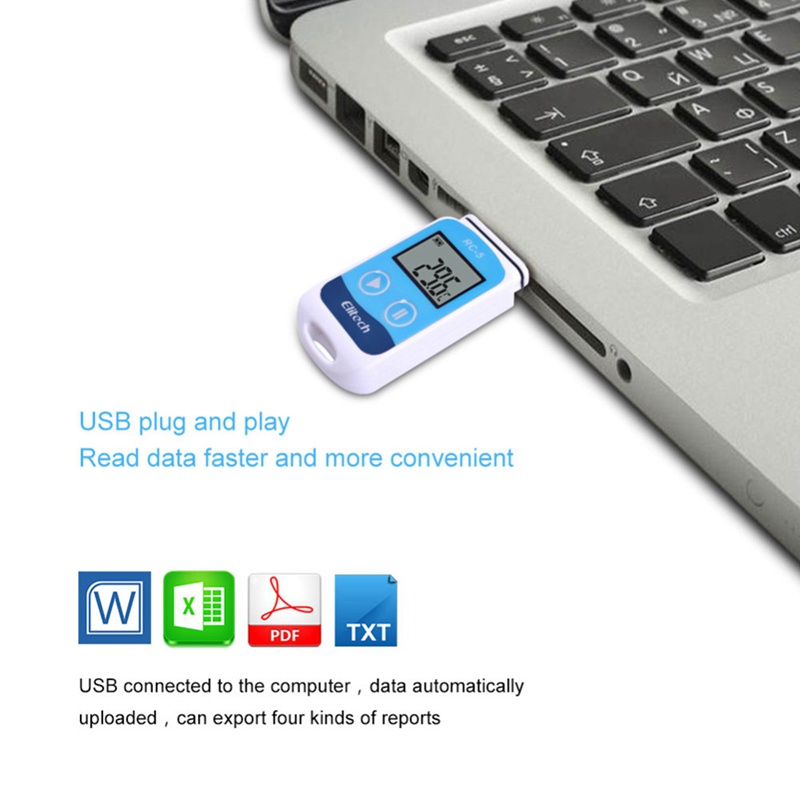 Cáp Dữ Liệu Nhiệt Độ USB Cho Phòng Thí Nghiệm ELitech RC-5