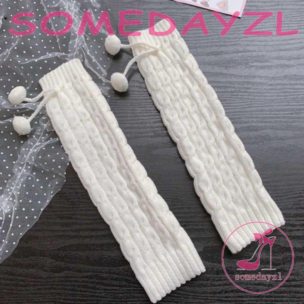 Vớ Dệt Kim Dài Qua Gối Giữ Ấm Chân Mùa Thu Đông Phong Cách Lolita Cho Nữ