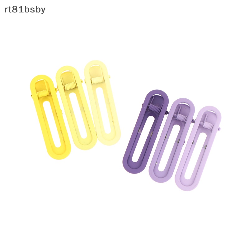 Set 3 Kẹp Tóc Họa Tiết Hình Học Dễ Thương Cho Bé Gái