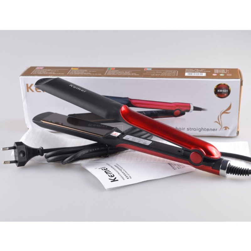 Máy Uốn Tóc Có Màn Hình Hiển Thị Nhiệt Độ Khô Và Ướt Tiện Dụng