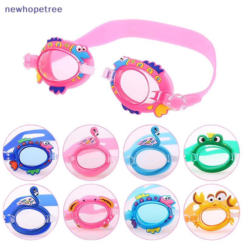 Kính Bơi Chống Sương Mù Họa Tiết Hoạt Hình Cho Bé