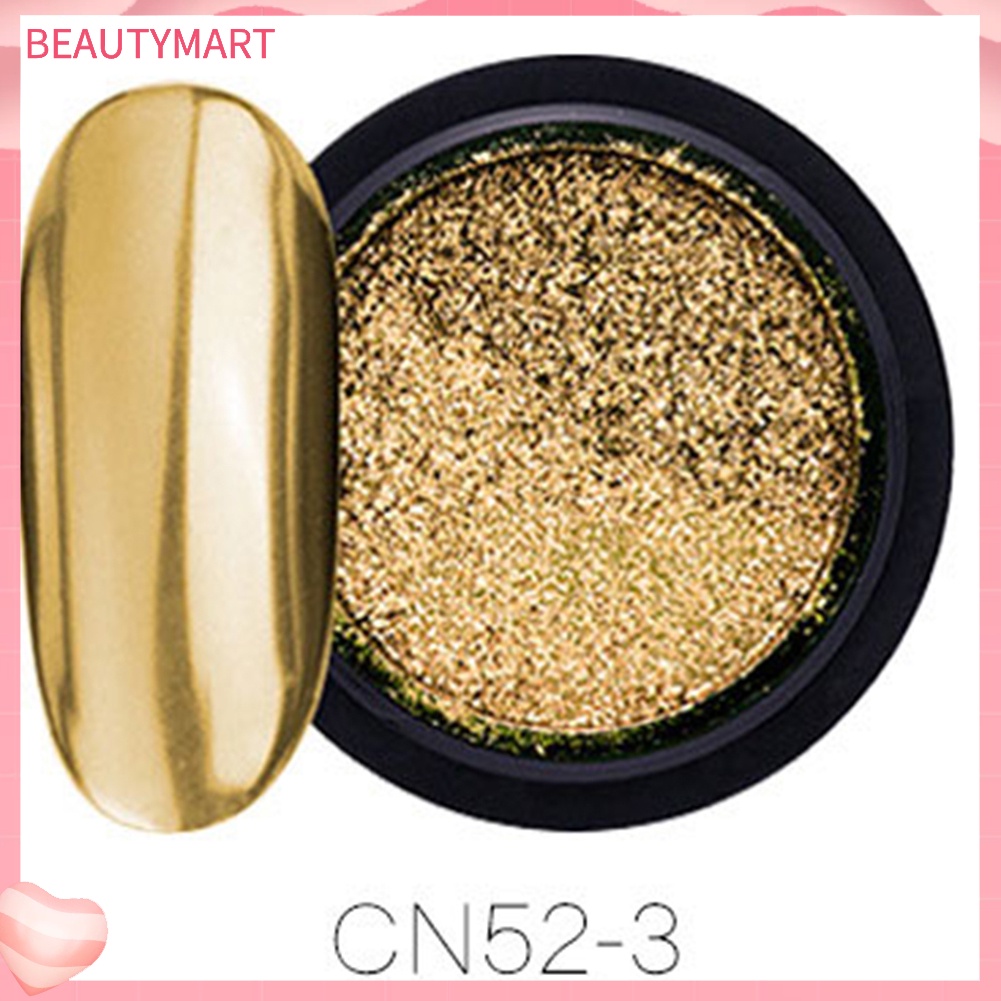 Bột Chrome Tráng Gương 12 Màu Siêu Mỏng Tạo Hiệu Ứng Trang Trí Móng Nghệ Thuật