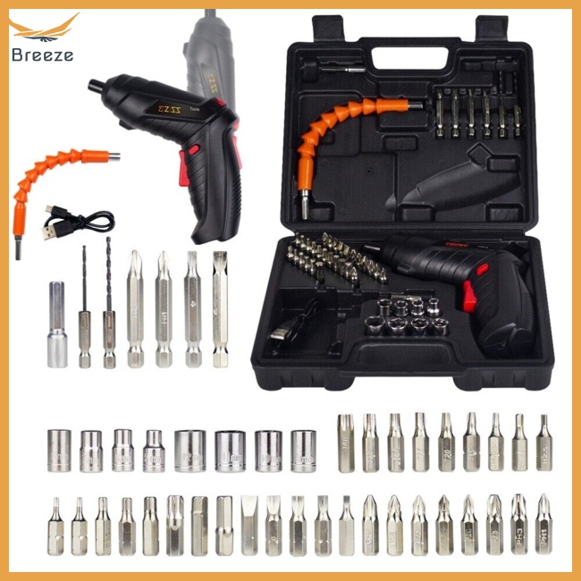 Tua Vít Điện Cầm Tay Không Dây 48 Trong 1 Có Thể Sạc Lại Tiện Dụng