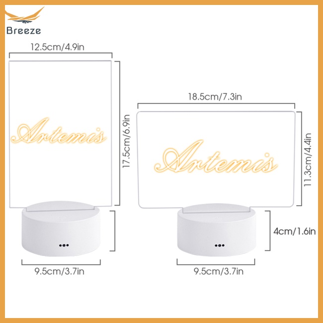 Bảng Ghi Chú Bằng Acrylic Trong Suốt Màu Dạ Quang Để Bàn Văn Phòng / Nhà Cửa