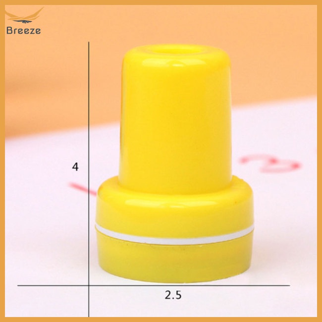 Bộ 10 Con Dấu Số 0-9 Nhanh Khô Hình Tròn Dễ Thương Trang Trí Album Ảnh Diy