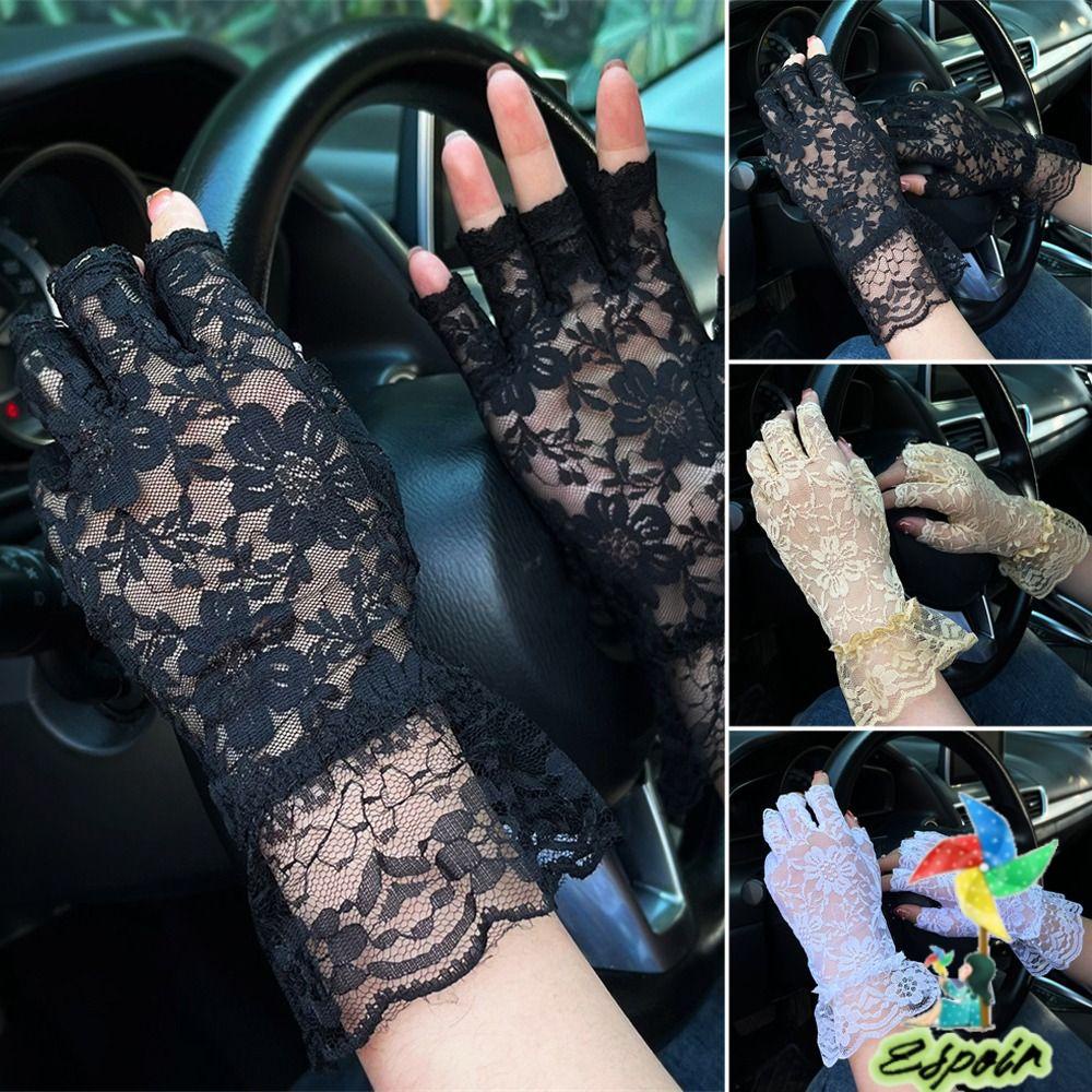 ESPO Găng Tay Chống Nắng Mỏng Thoáng Khí Thời Trang Mùa Hè Cho Nữ