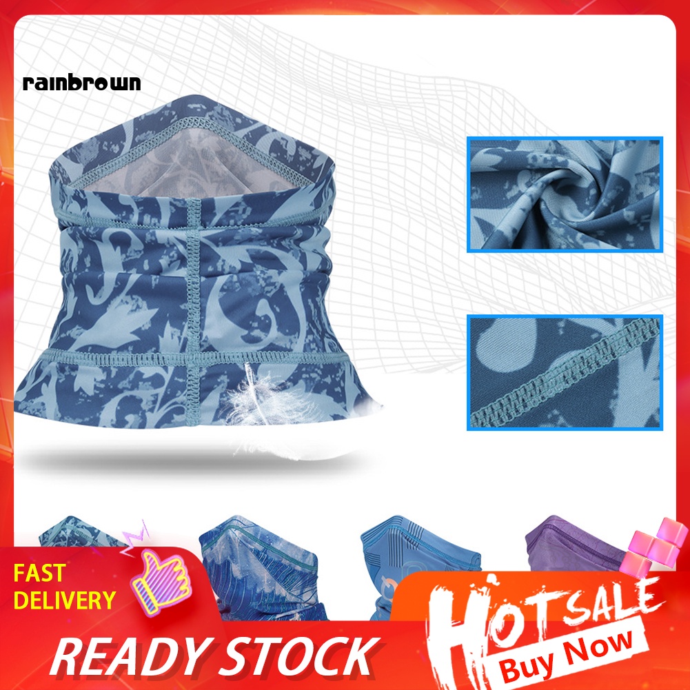 Bộ 5 Khẩu Trang Chống Nắng Chống Bụi Thoáng Khí Kèm Khăn Che Mặt