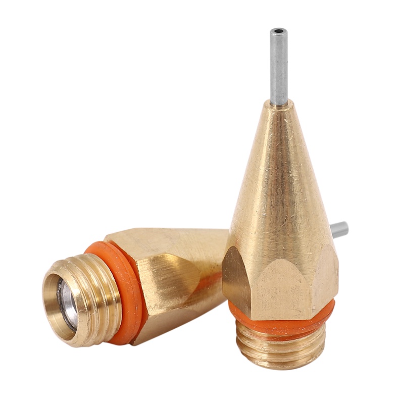 Set 2 Vòi Phun Keo Nóng Chảy 1Mm 1.0X40Mm Bằng Đồng