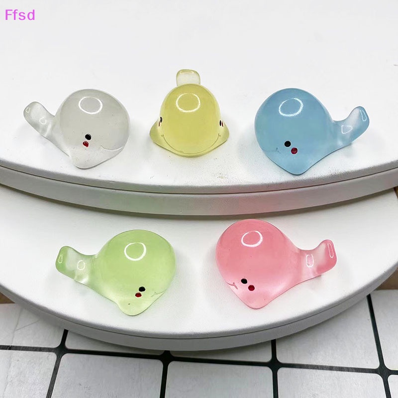 Bộ 6 Đồ trang trí Cá Heo Bằng Nhựa Phát Quang Độc Đáo Dùng Trang Trí DIY