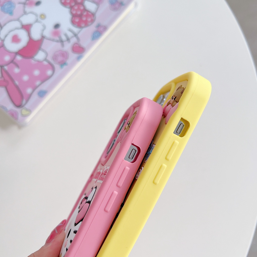 Ốp Điện Thoại Mềm Chống Sốc In Hình Gấu Hoạt Hình Dễ Thương Cho iPhone 14 14PRO max 13 12PRO max 13pro max 11