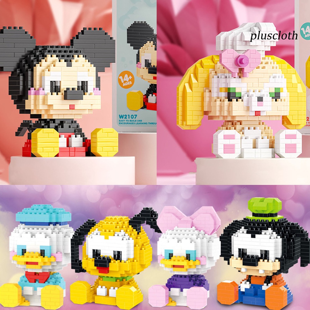 Khối Đồ Chơi Lắp Ráp Mini Hình Động Vật Hoạt Hình Dành Cho Trẻ Em