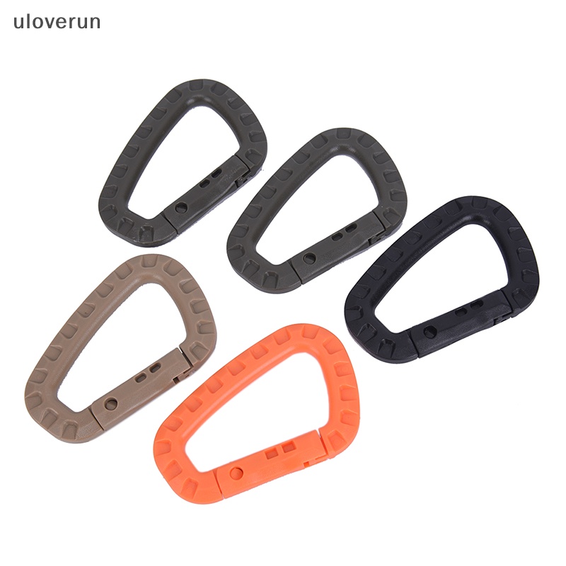 Set 5 Móc Khóa Leo Núi Hình Chữ D Bằng Nhựa Chuyên Dụng