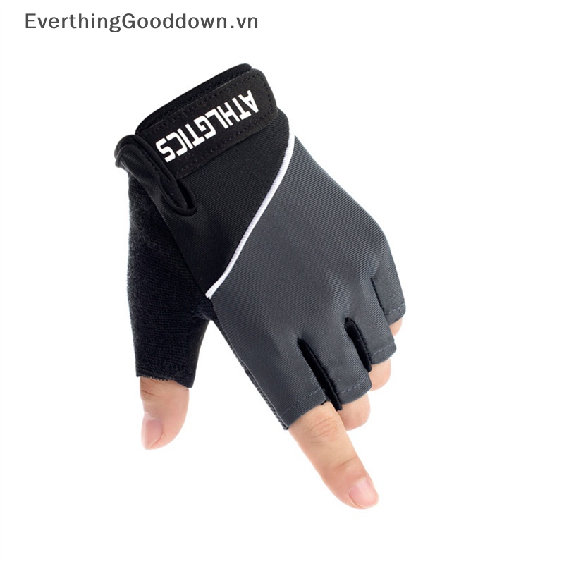 1 Đôi Găng Tay Thể Thao Nửa Ngón Chống Trượt Thoáng Khí Cho Nam Nữ