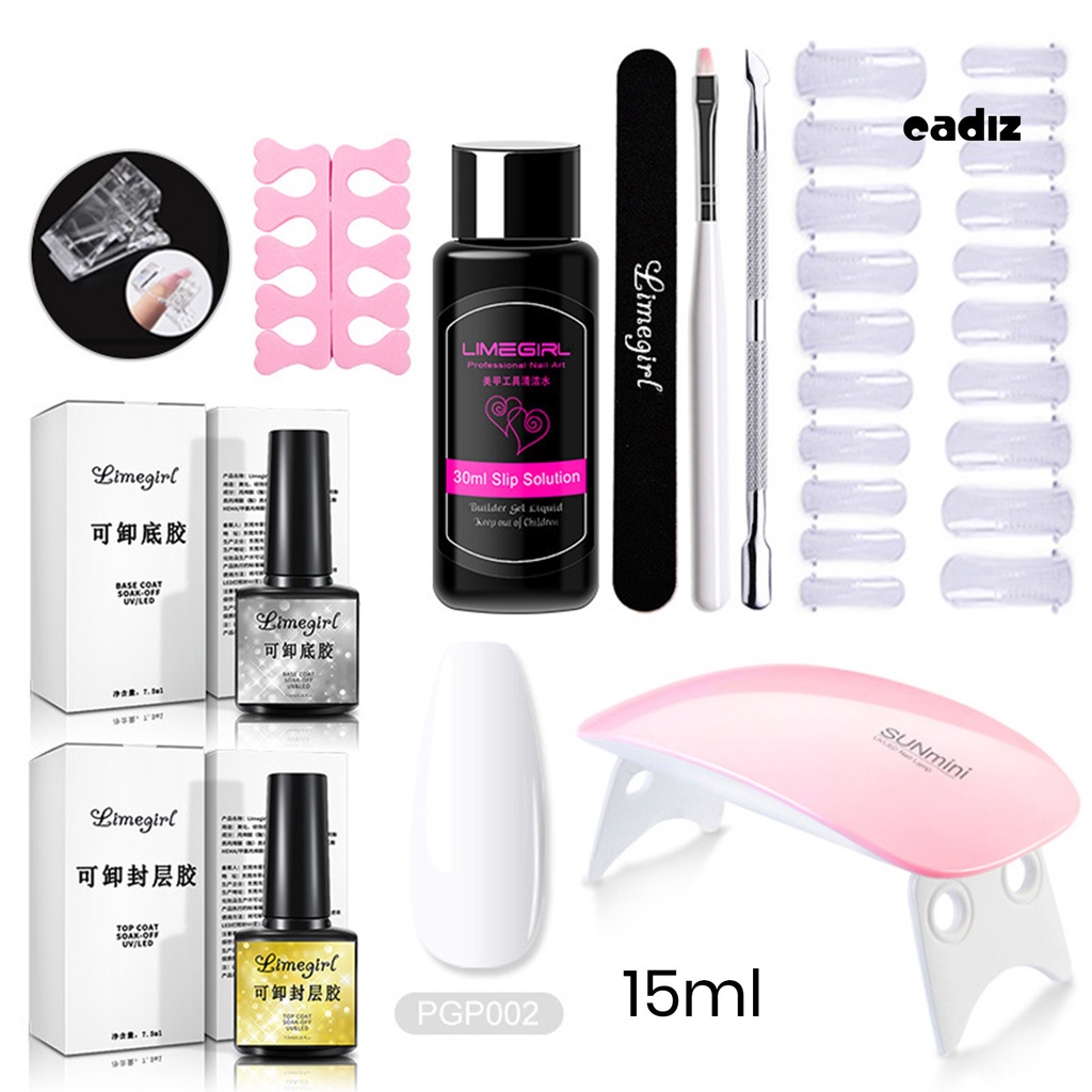 Bộ Gel Nối Móng Tay Nhanh Khô Đa Năng Chuyên Nghiệp 15ml