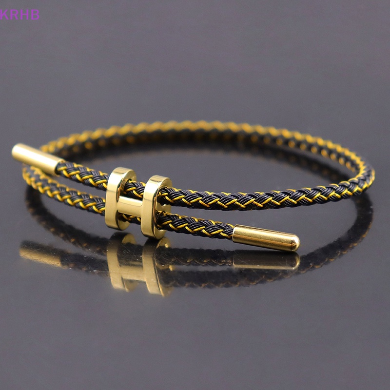 Vòng Tay Dây Bện Hai Lớp Phong Cách Thời Trang Mới