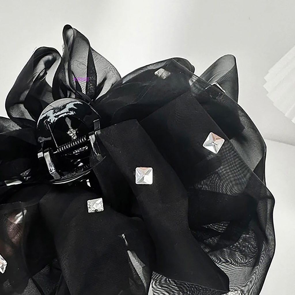 Kẹp Tóc Càng Cua Lớn Đính Đá Pha Lê Thời Trang Cho Nữ Mới