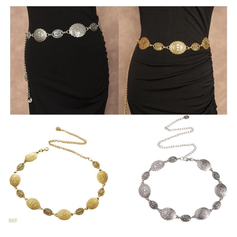 Thắt Lưng Dây Xích Phong Cách Phương Tây Cho Nữ