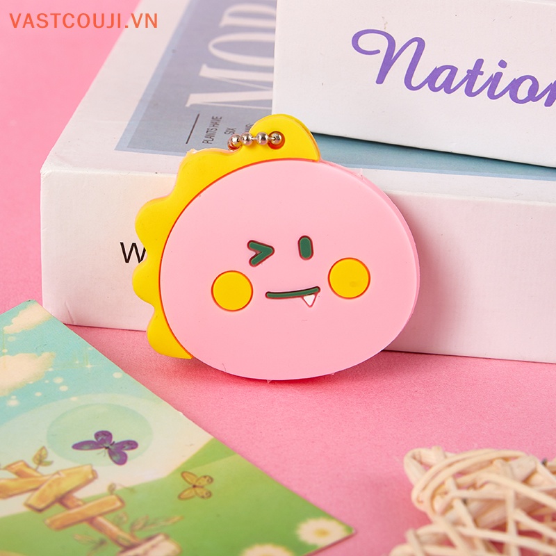 Móc Chìa Khóa Silicon Mềm Hình Gấu Picachu Dâu Tây Hoạt Hình Sáng Tạo