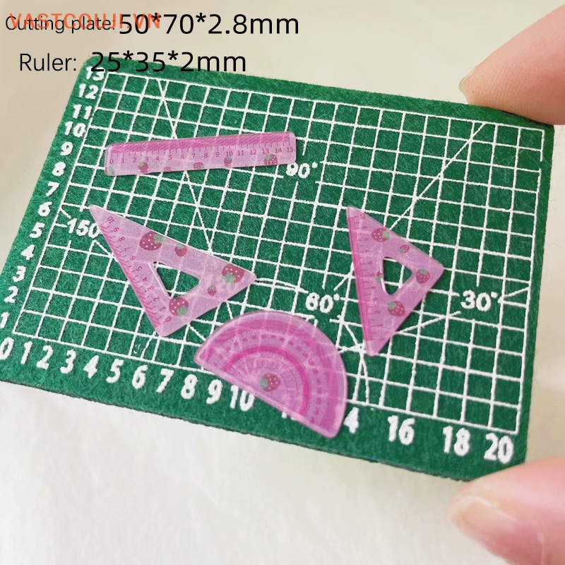 Set 5 Thước Đo Kỹ Thuật Số Bằng Nhựa Cho Nhà Búp Bê