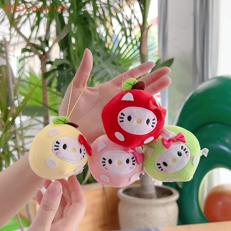 Móc Khóa Hình Mèo Nhồi Bông Dễ Thương