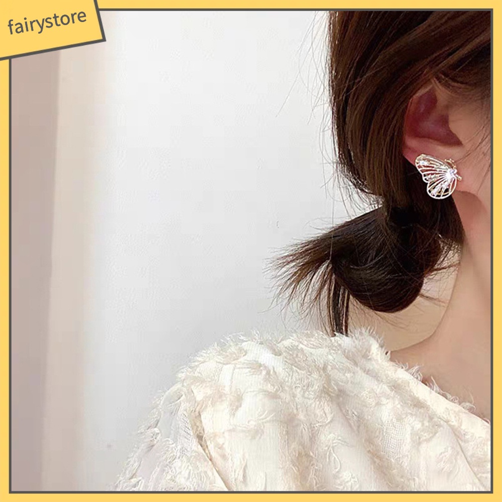 Bông Tai Hình Bướm Đơn Giản Thời Trang Dành Cho Nữ