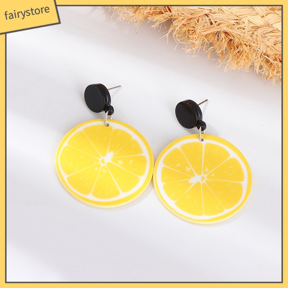 Bông Tai Xỏ Hình Trái Cây Vui Nhộn Dành Cho Nữ