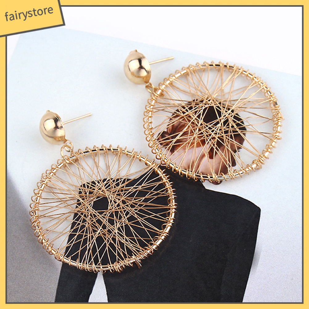 Bông Tai Hình Tròn Thời Trang Dành Cho Nữ